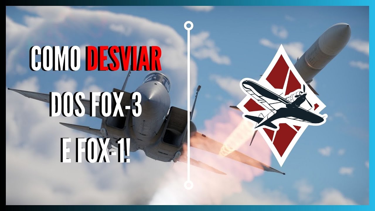Como DESVIAR dos FOX-3 e FOX-1! - War Thunder