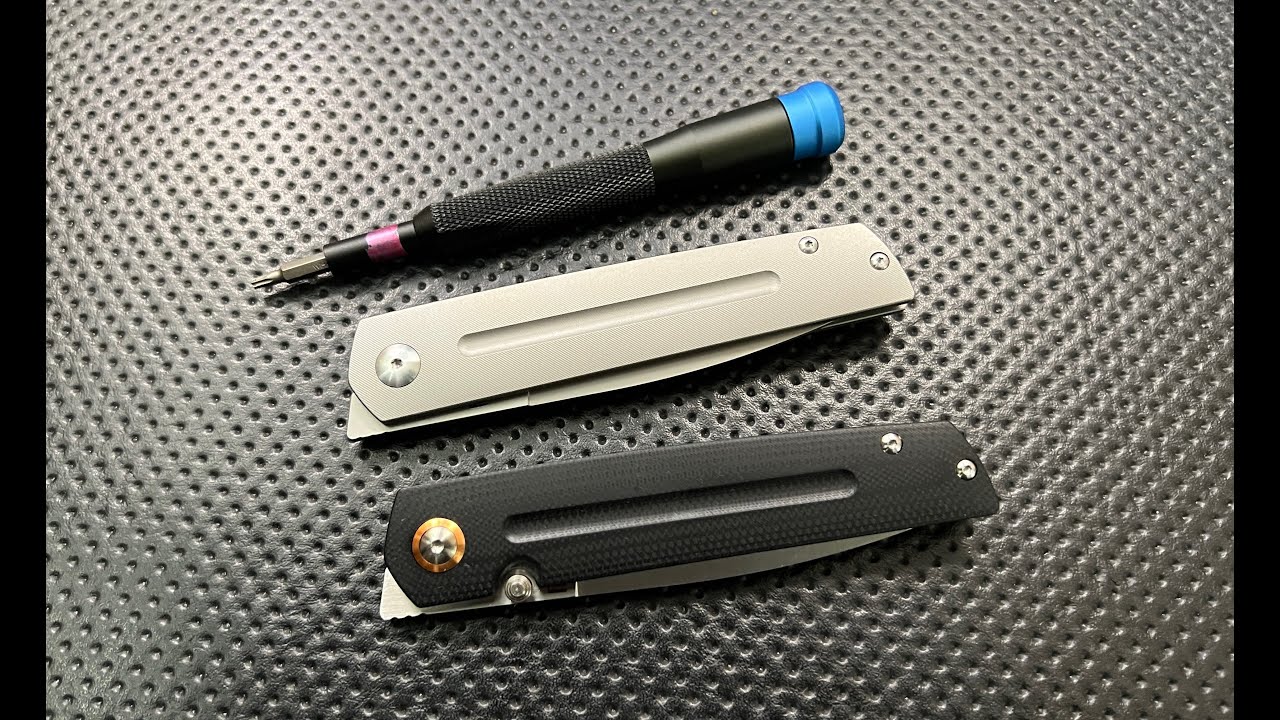 How to disassemble and maintain the Artisan Cutlery Sirius Pocketknife