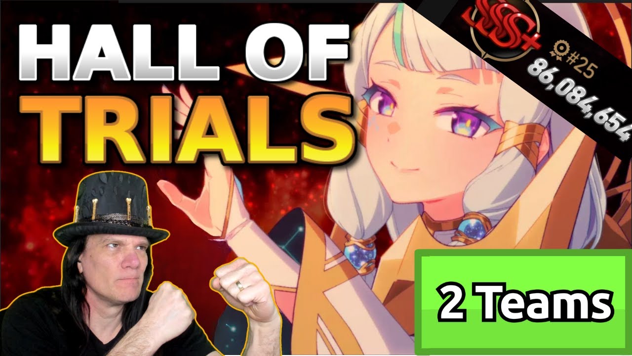 TWO TEAMS FOR HALL OF TRIALS ELENA - F2P Auto and High Score - Rampaging Astromancer Elena in Epic 7