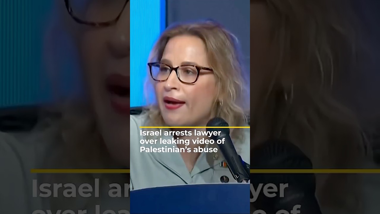 Israel arrests ex-army lawyer for leaking video showing Palestinian&rsquo;s abuse | AJ #shorts