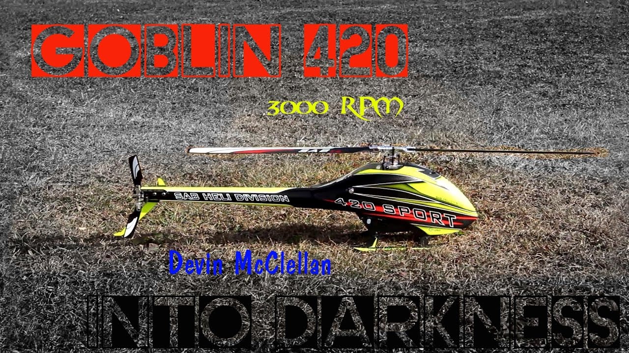 SAB Goblin 420 Sport at 3000 RPM