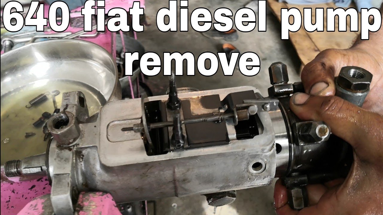 How to 640 fiat diesel pump remove, fiat 640 diesel pump