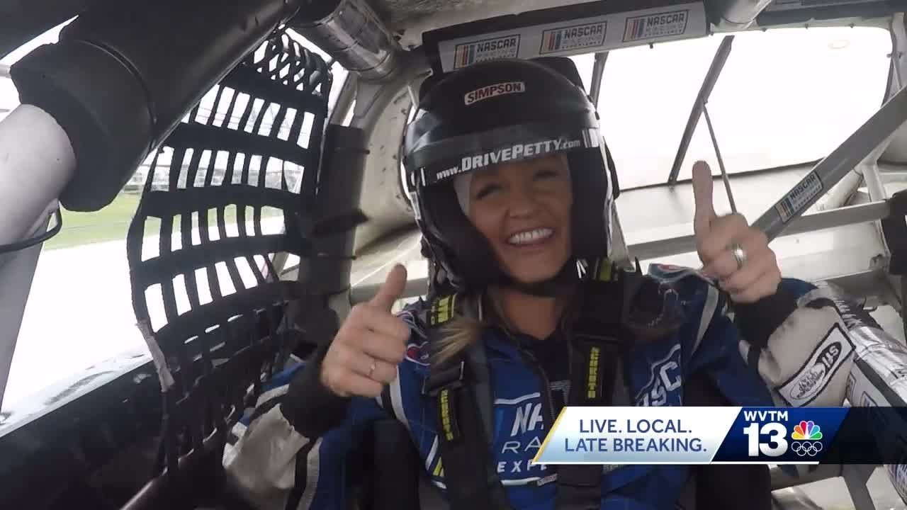 WVTM 13's Brittany Decker lives life in the fast lane with Nascar ride along