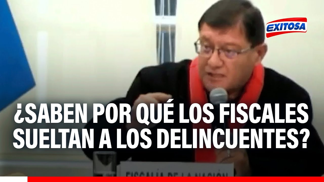 🔴🔵¿Saben por qué fiscales sueltan a los delincuentes? Gobierno da normas para no meterlos a prisión