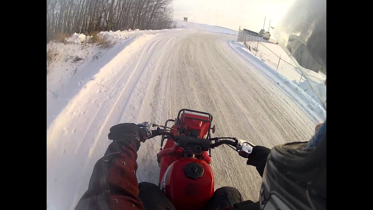 Honda Atc 200es Big Red Snow Ride