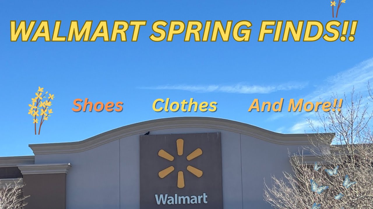 WALMART SPRING FINDS | SHOP WITH ME | CLOTHING  | #walmartshopping 