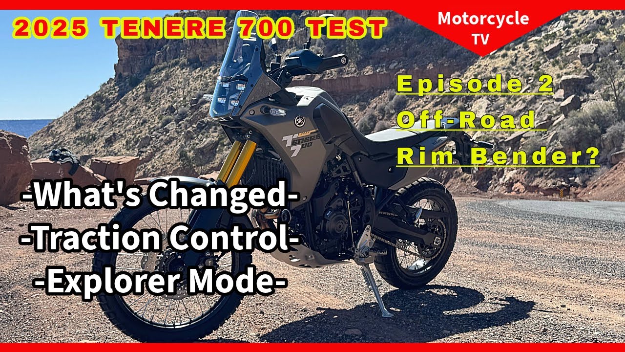 2025 Yamaha Tenere 700 test - What's new? How does it all work? @Motorcycle-TV