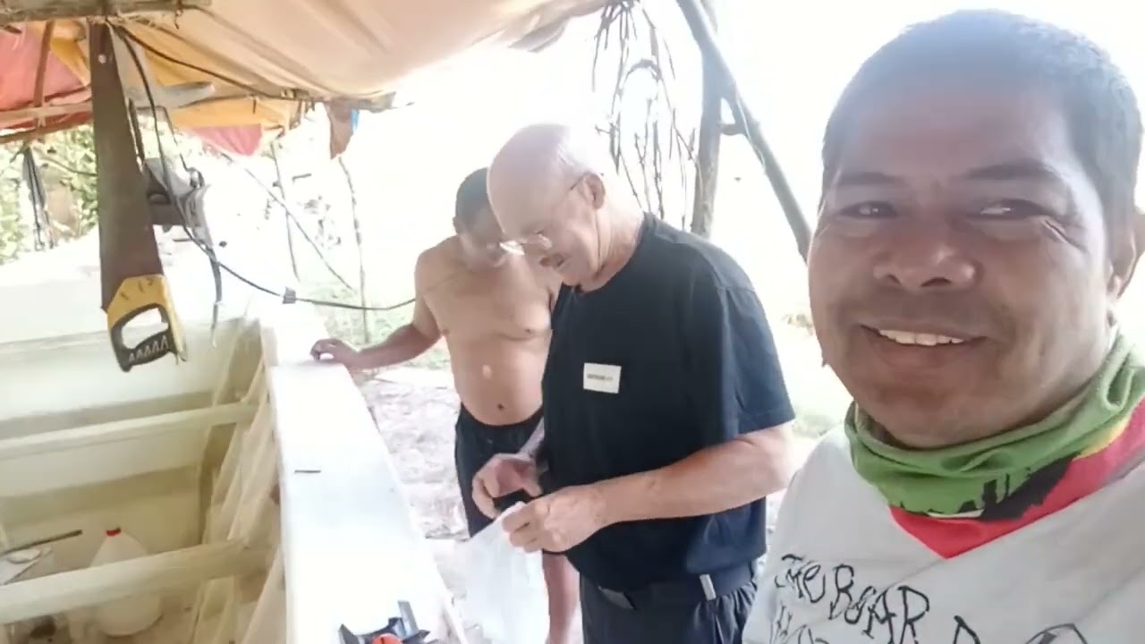 The Making and Sea Trial of 40footer Fiberglass Boat with Fiberglass Outrigger