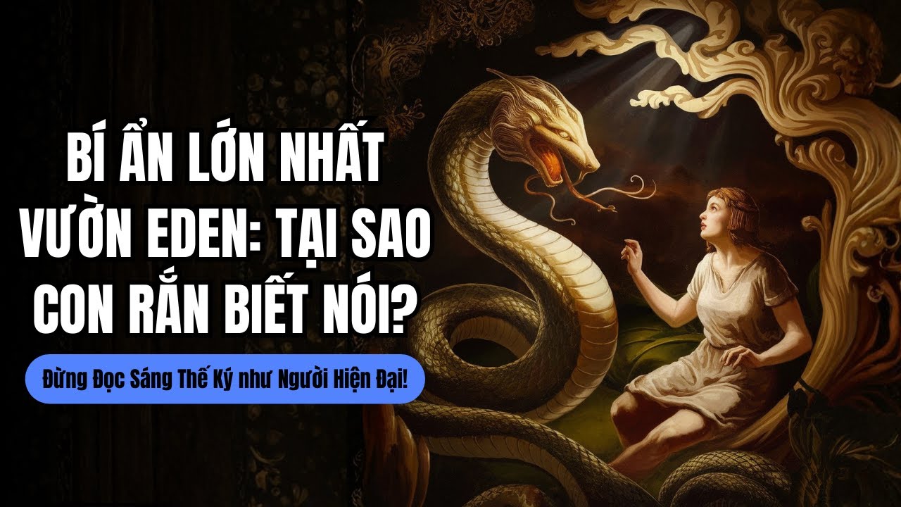 Bí Ẩn Lớn Nhất Vườn Eden: Tại Sao Con Rắn Lại Biết Nói? Đừng Đọc Sáng Thế Ký như Người Hiện Đại!