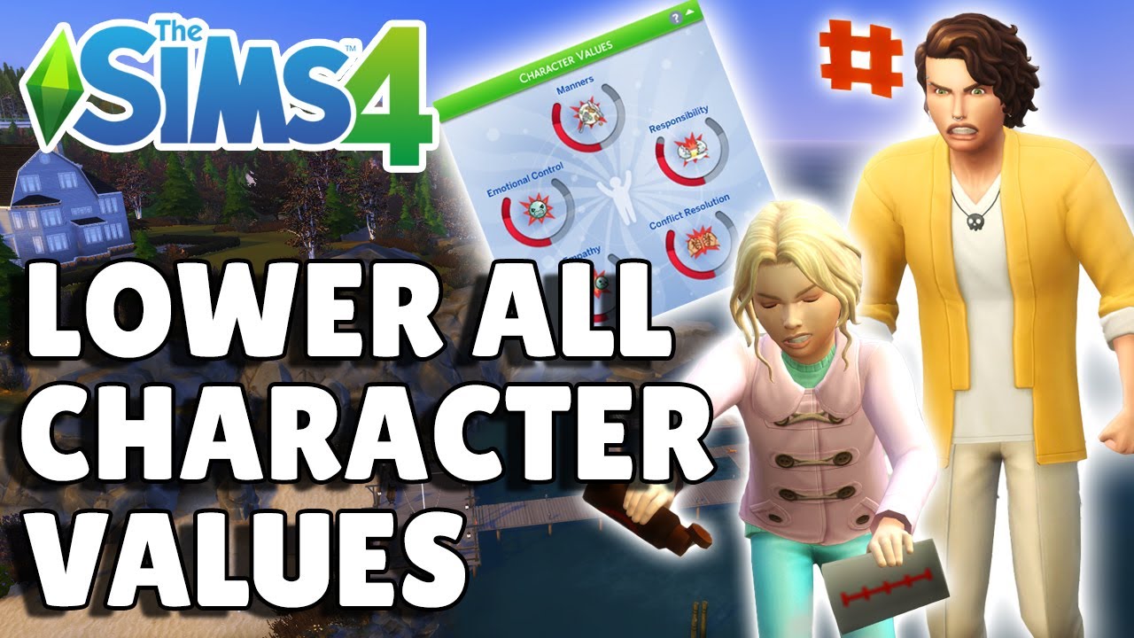 Способы снизить ценность каждого персонажа | Руководство по The Sims 4 «Родители»
