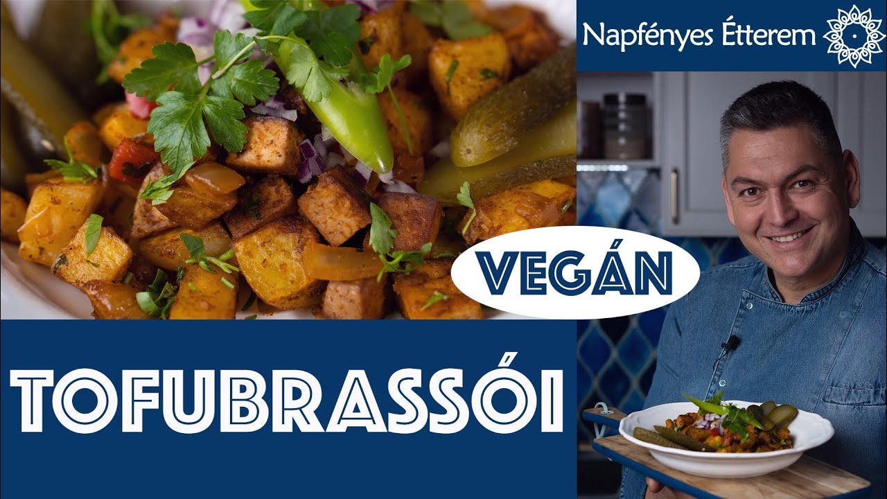 Brassói füstölt tofuból-gluténmentes, vegán