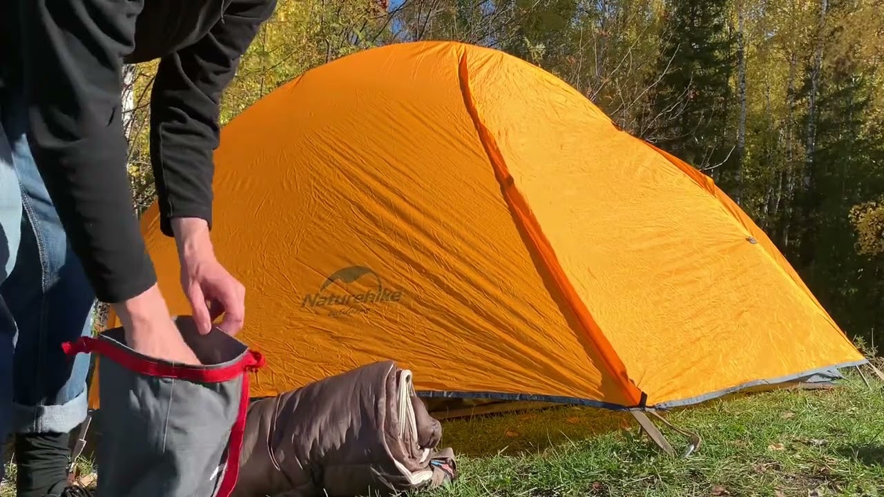 Naturehike spider 1 double airbag sleeping pad u 150 sleeping bag