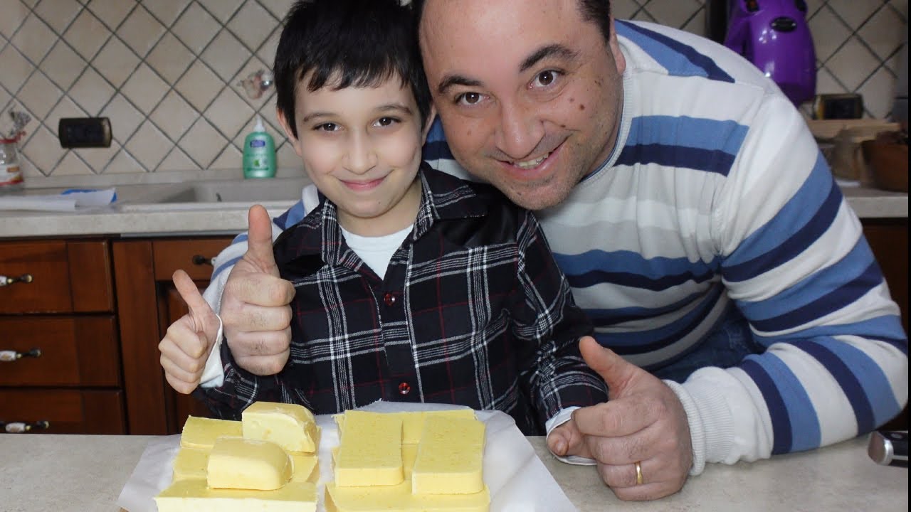 Sapone della Nonna al Limone fatto in casa insieme a mio figlio