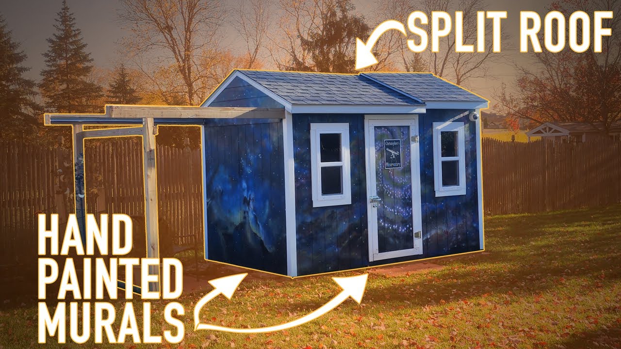 Christopher Baker’s Split Roof DIY Observatory (Observatory Tours #3)