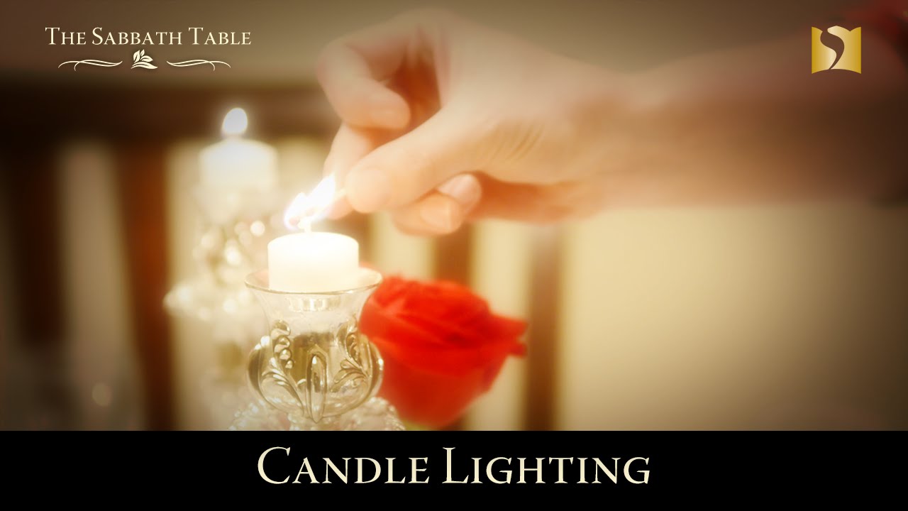 Candle Lighting at the Sabbath Table