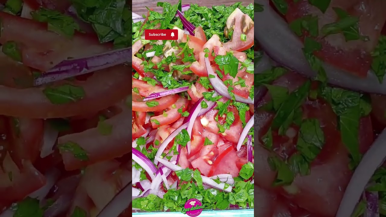 Ensalada perfecta para acompañar un asado #quedeliciarecetas #recetasfáciles #comerbien #asados