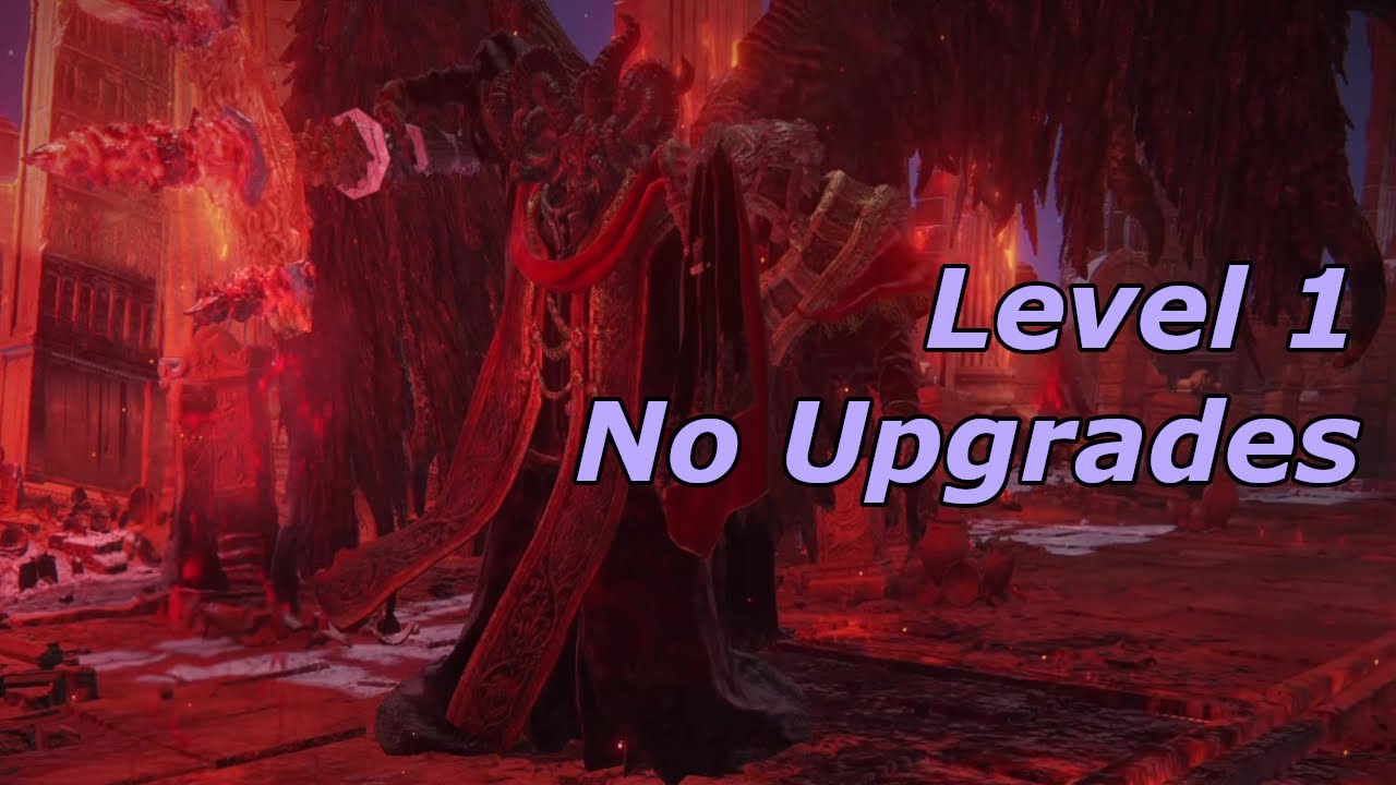 Elden Ring - Mohg, Lord of Blood RL1+0 (Level 1, No Weapon Upgrades)