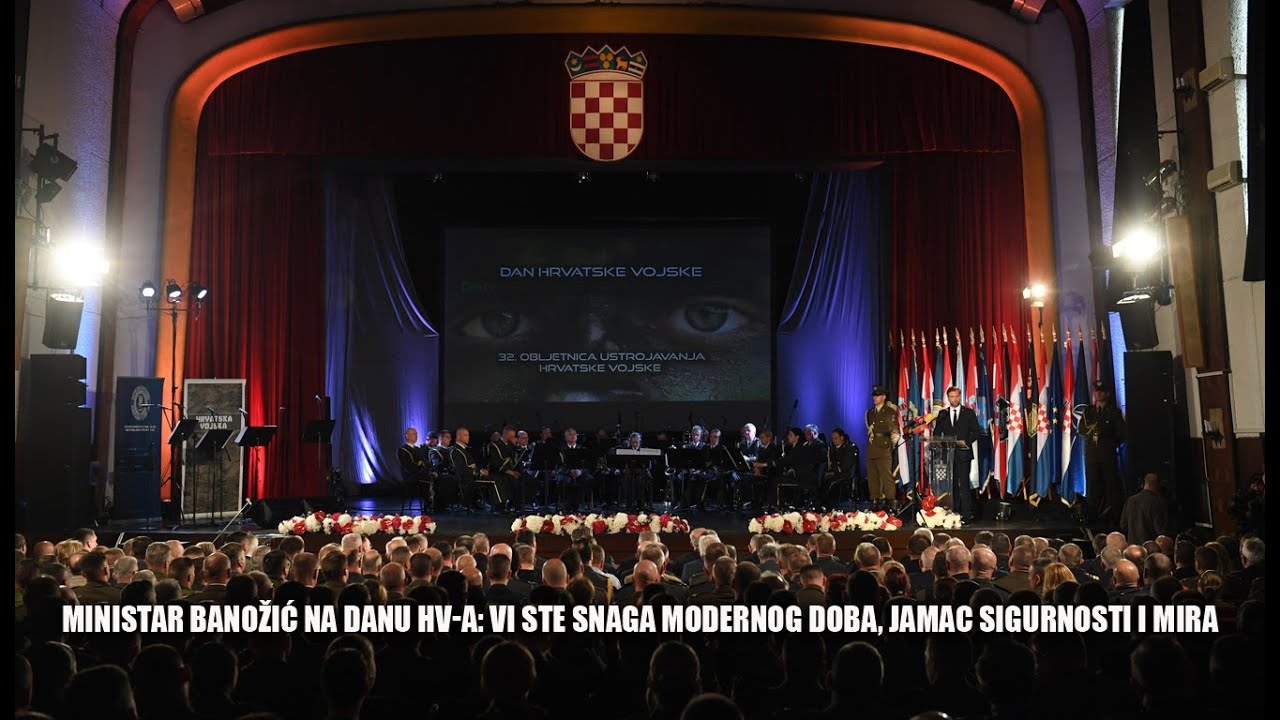 Ministar Banožić na Danu HV-a: Vi ste snaga modernog doba, jamac sigurnosti i mira