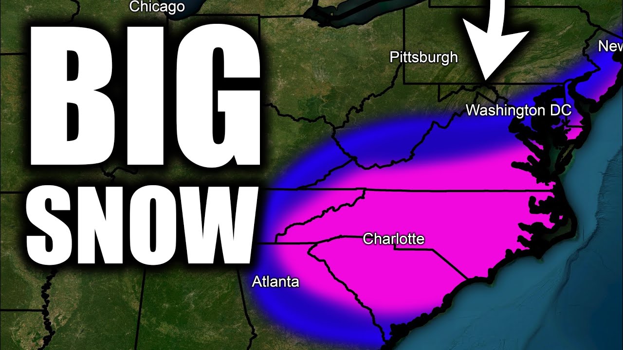 The Biggest SNOWSTORM In Years Is Coming To The Southeast! 
