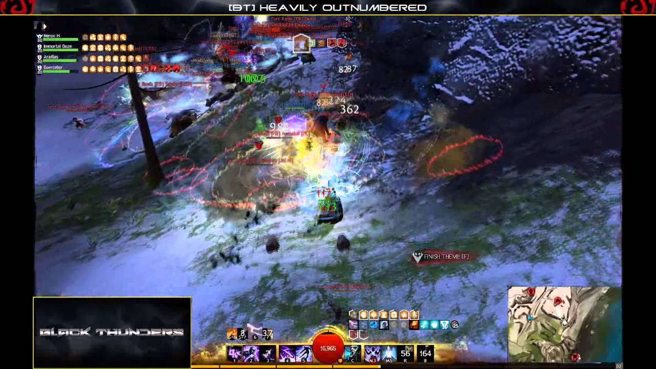 GW2 [BT] WvW Roaming - Elementalist D/D PoV