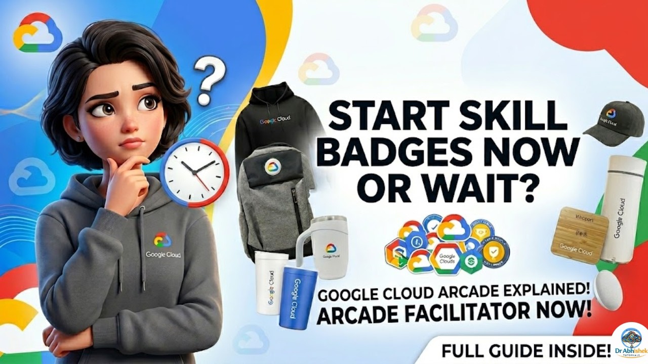 Start Skill Badges NOW or Wait?  Free Swags Google Cloud Arcade Facilitator EXPLAINED!