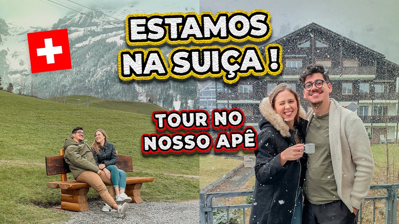 TOUR PELO NOSSO APARTAMENTO NA SUÍÇA 🇨🇭
