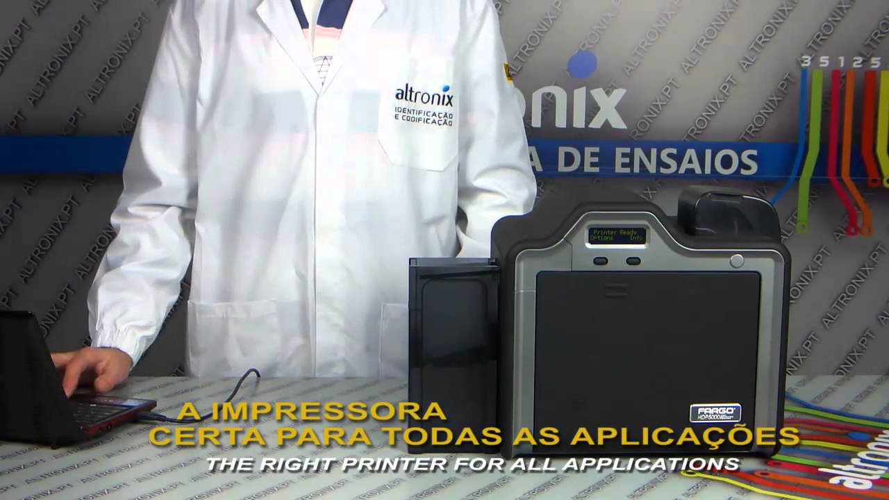 Impressora Cart&otilde;es Fargo HDP5000 / Fargo Card Printer HDP5000