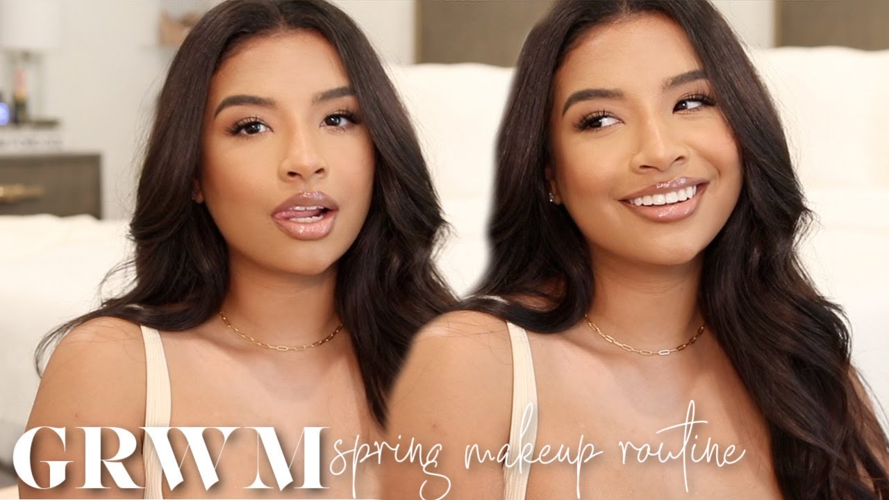 MY CURRENT GO TO MAKE-UP FOR SPRING ✨ | beginner friendly makeup to look pretty.