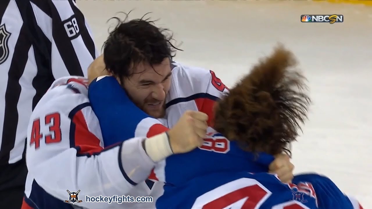 Tom Wilson vs Brendan Lemieux Nov 20, 2019