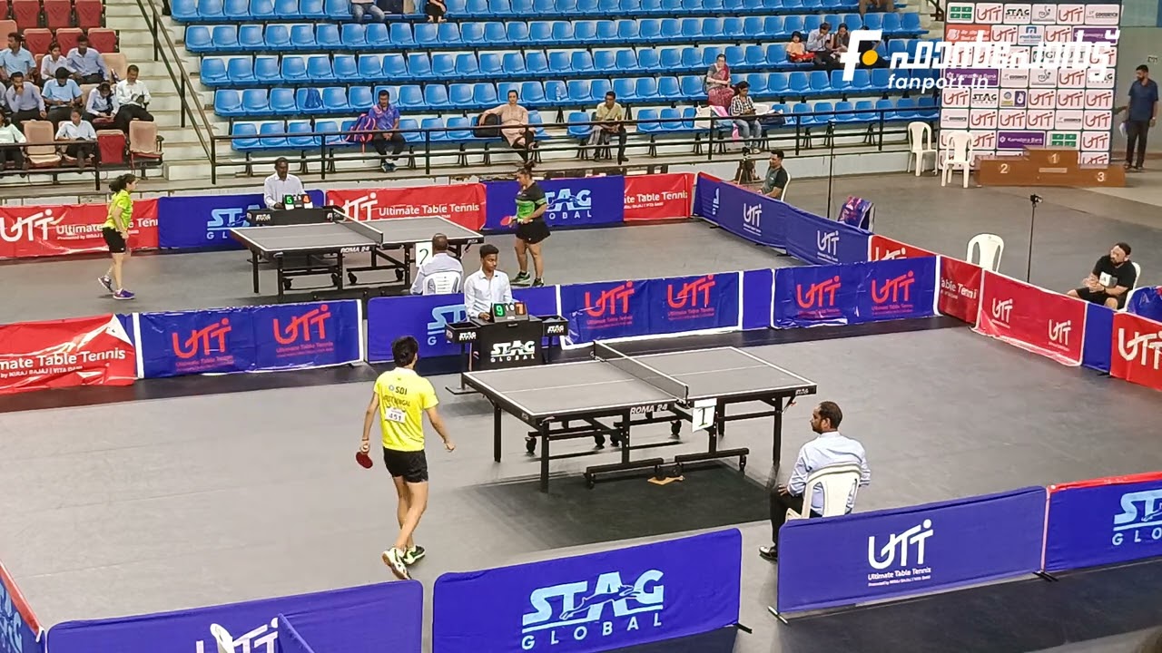 Ankur Bhattacharjee (PSPB) vs Akash Pal (RSPB) - Men's SF- National Ranking TT Championships