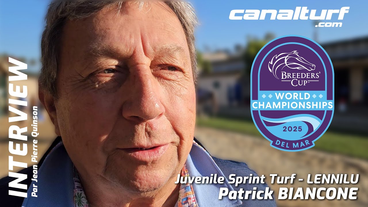 Breeders Cup 2025 - Patrick Biancone, entraineur de LENNILU - Juvenile Sprint Turf