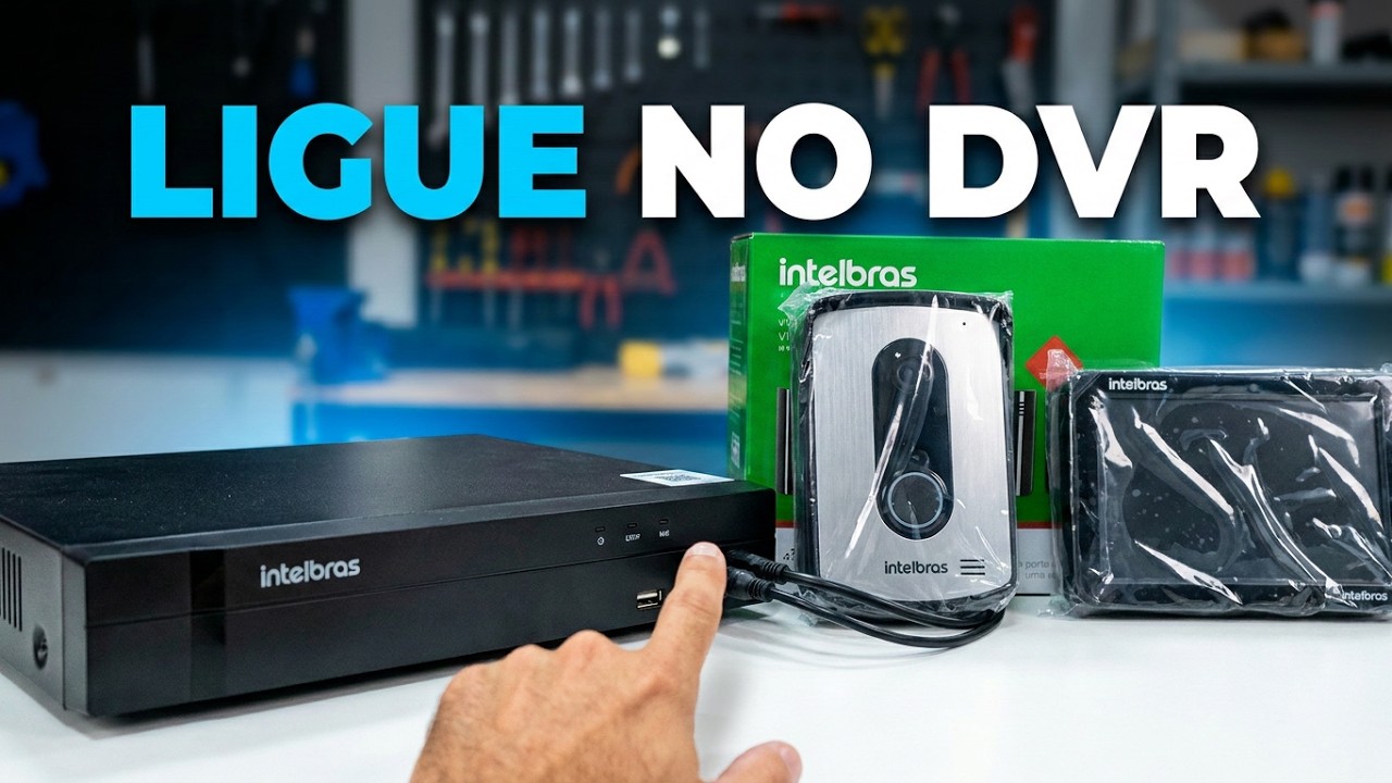 Como Ligar VÍDEO PORTEIRO INTELBRAS No Dvr ✔