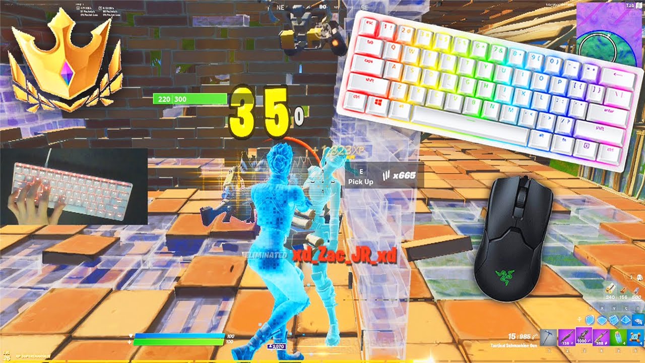 Razer Huntsman Mini Fortnite Competitive Arena Gameplay w/Handcam 4K