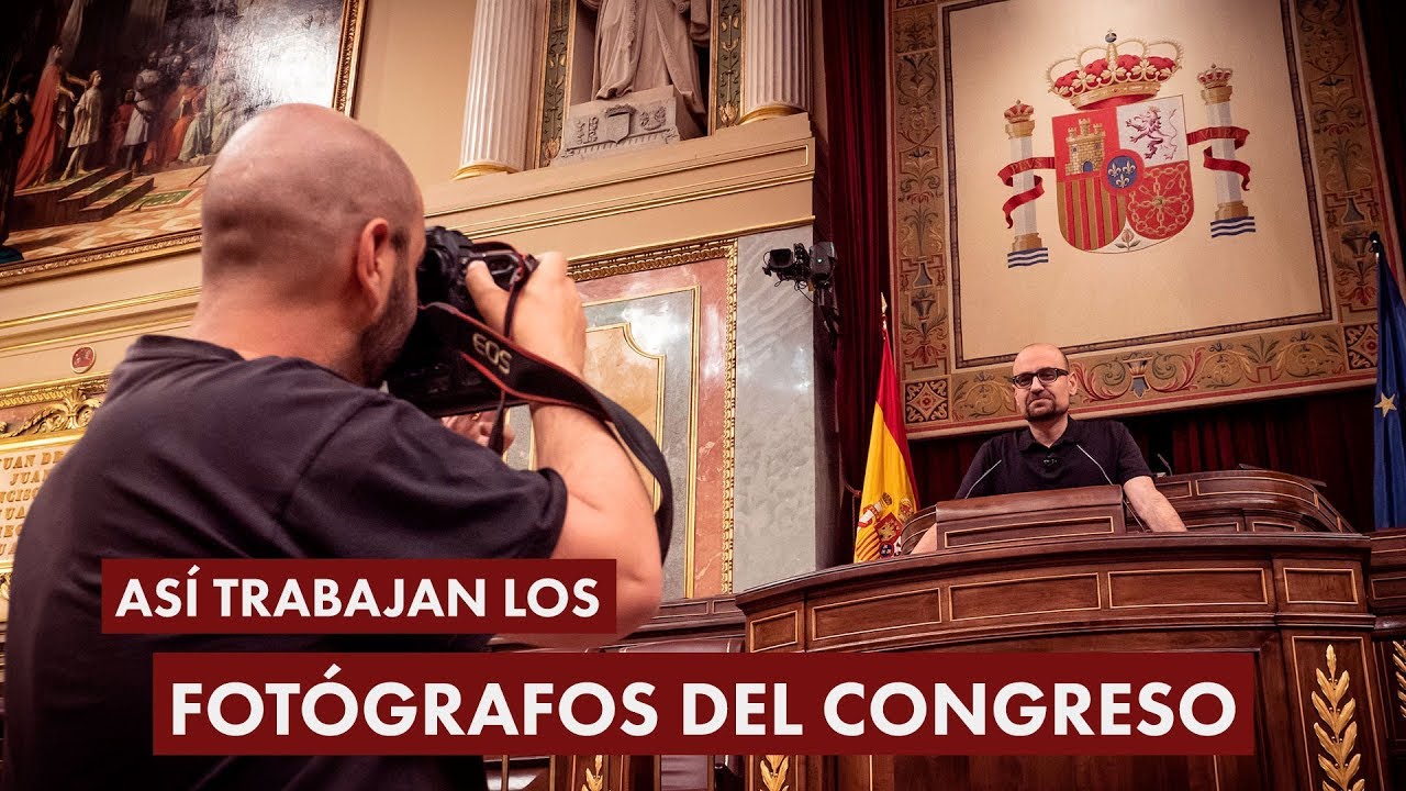 Así trabajan los fotógrafos del Congreso