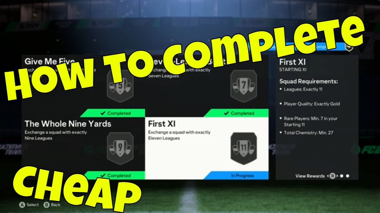FC 24 - SBC - First XI - Hybrid Leagues - Cheap