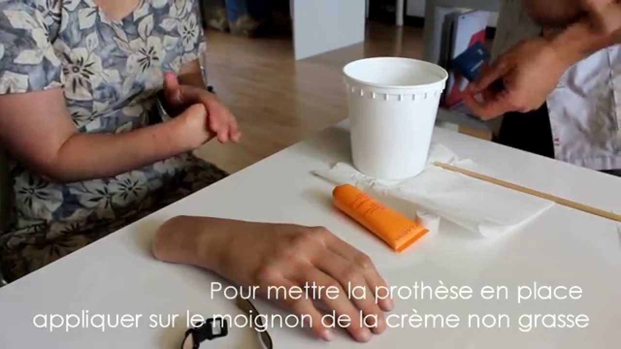 Amazing Hand Prosthesis. Step by Step instructions to secure & remove a realistic hand prosthetic