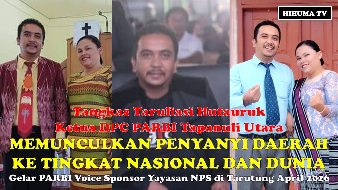 TANGKAS HUTAURUK MEMUNCULKAN PENYANYI DAERAH KE TINGKAT NASIONAL DAN DUNIA