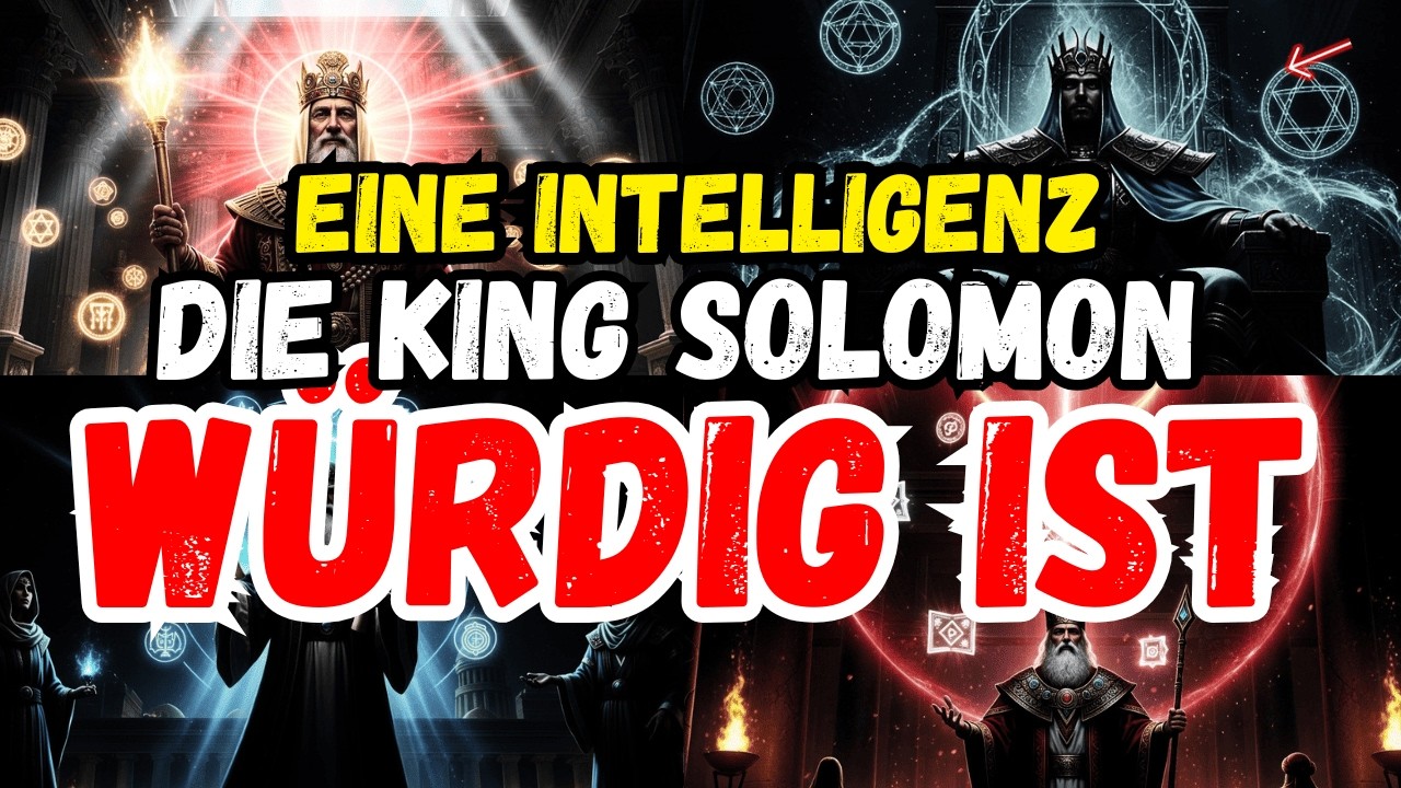 AUSERW&Auml;HLTE🔥 DIE WEISHEIT VON K&Ouml;NIG SALOMO RUHT AUF EUCH. MENSCHEN STAUNEN &Uuml;BER EURE INTELLIGENZ ⚡️