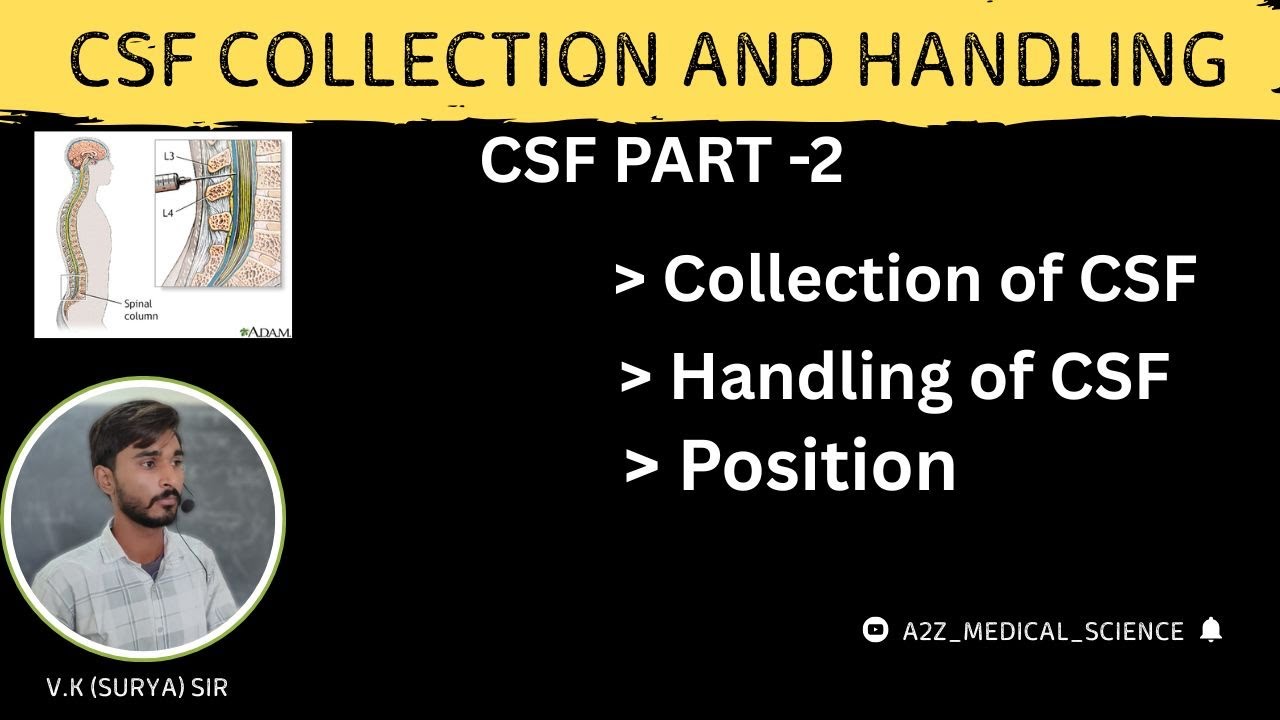 🧠 CSF Collection and Handling part-2 | Step-by-Step Guide for Medical & Lab Professionals #anatomy