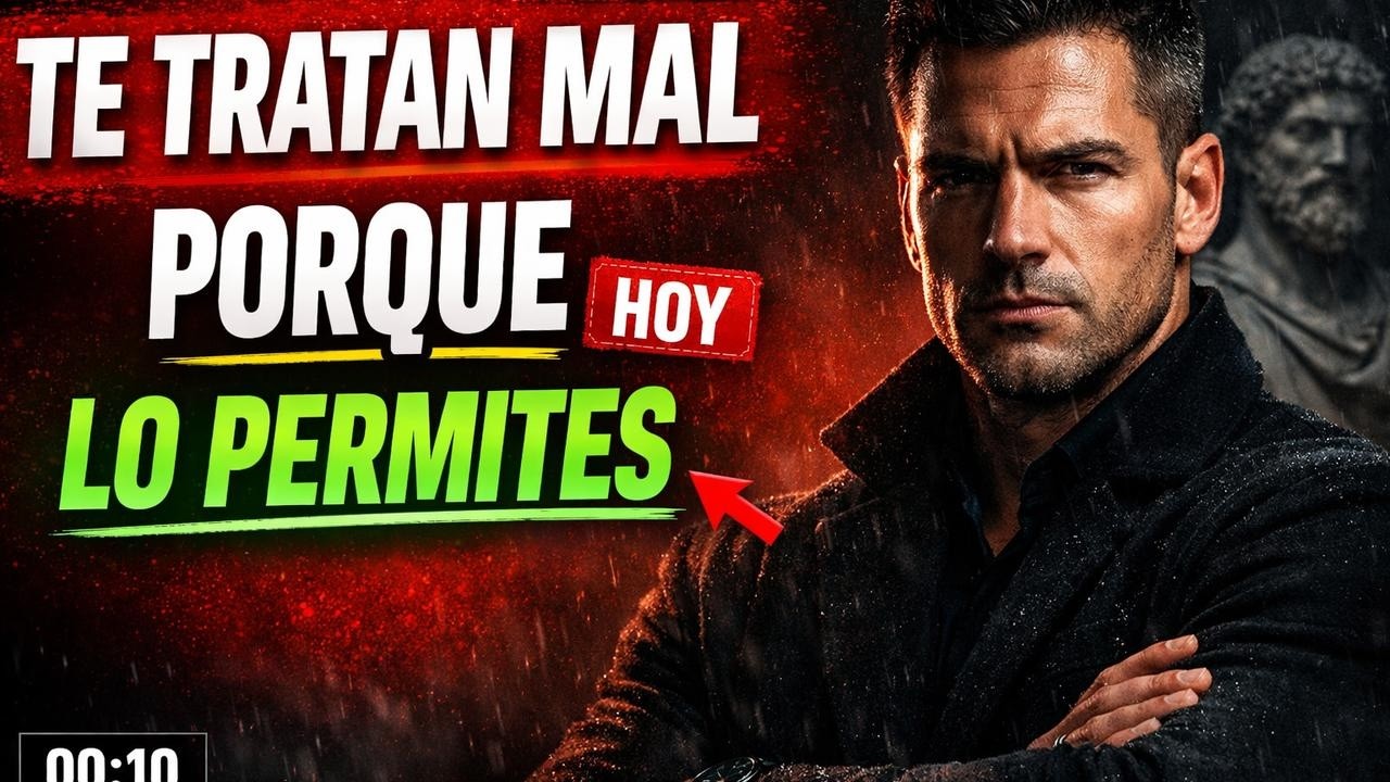 TE TRATAN MAL PORQUE LO PERMITES / ESTOICISMO CRUDO