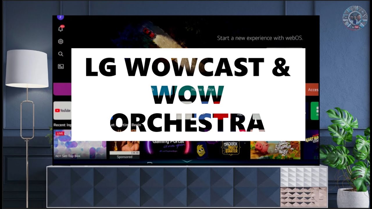 LG WOWCAST WOW ORCHESTRA bezprzewodowe i bezstratne połączenie telewizora i soundbara