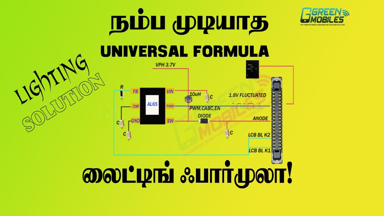 Display BackLight Problem | Lighting Section Full Training in Tamil