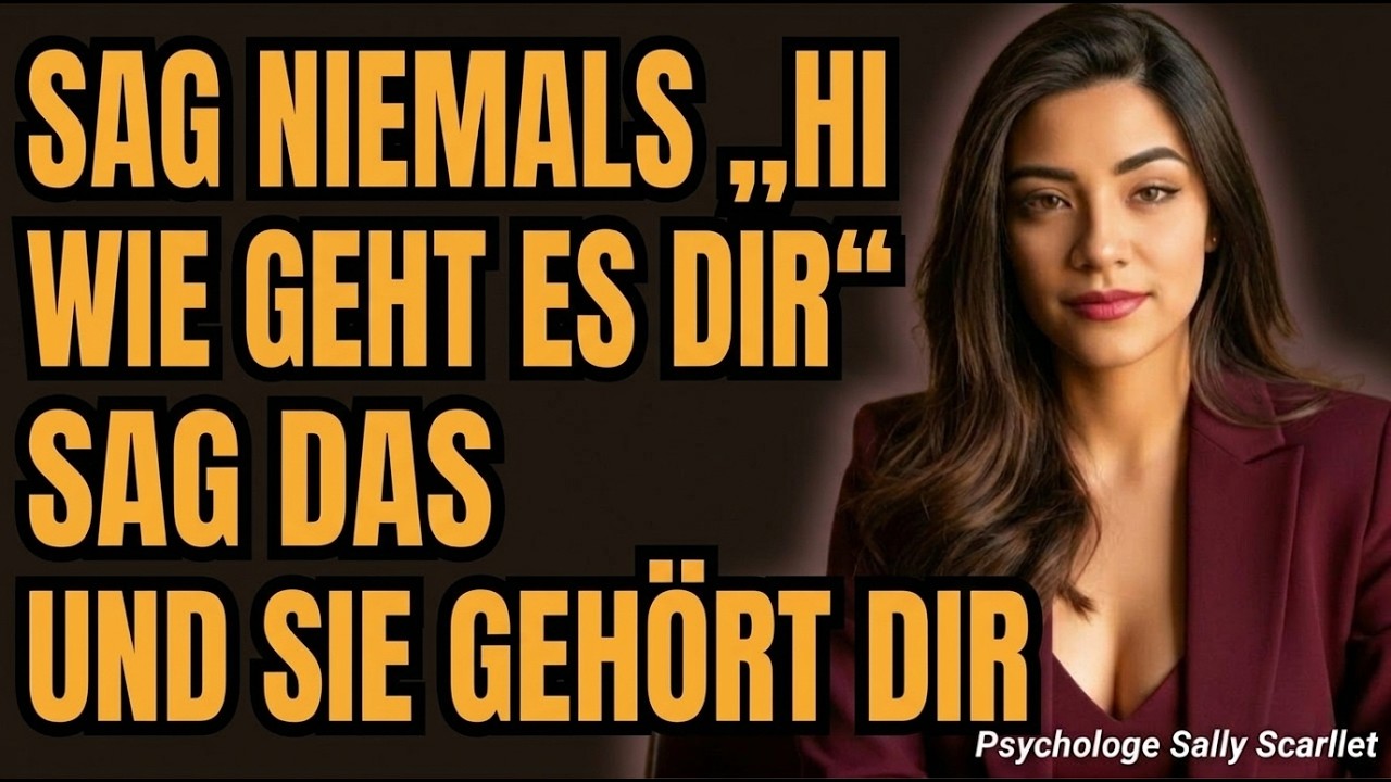 Sag diese 3 MAGISCHEN WORTE und sie wird UNUNTERBROCHEN an dich denken