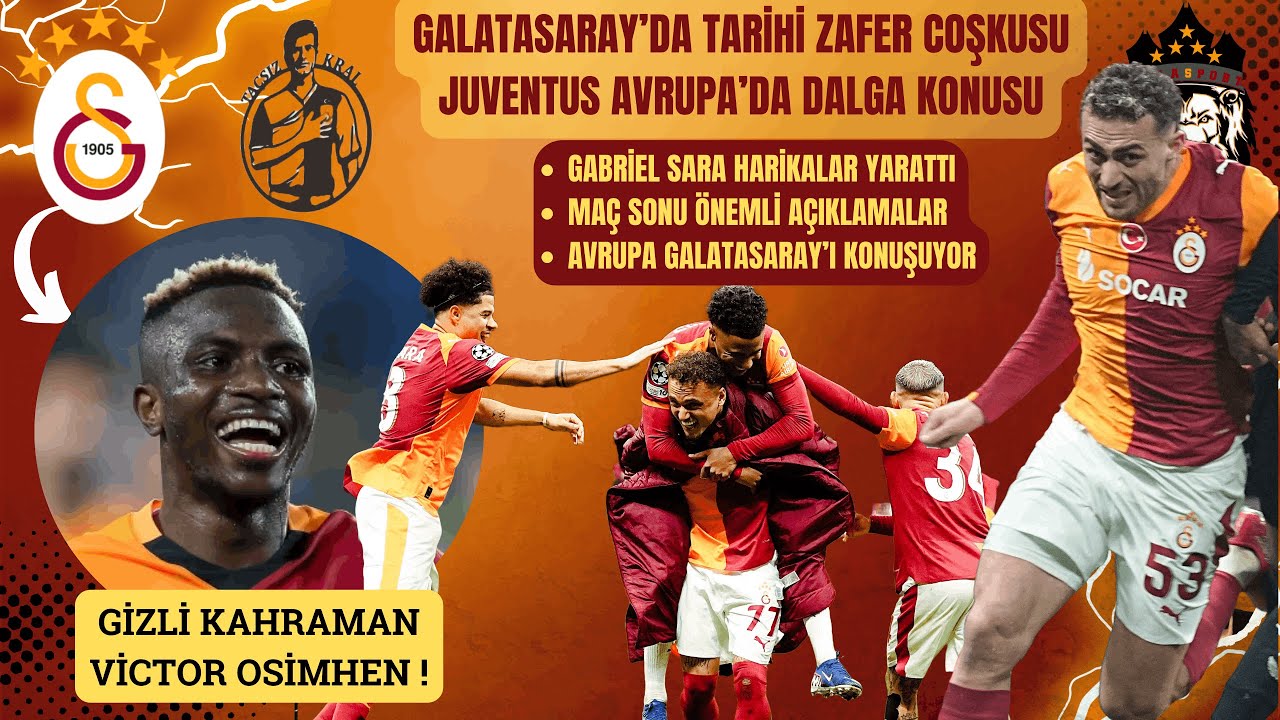 Galatasaray'da Tarihi Zaferin Coşkusu | Gabriel Sara Resitali | Avrupa Sara ve Barış'ı Konuşuyor