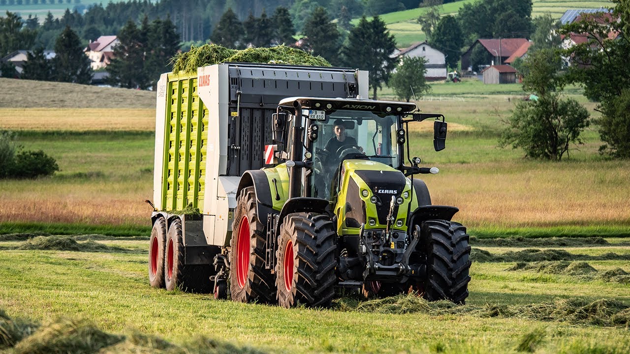 Grassilage 2020 - Landwirtschaftsbetrieb Andreas Reutzel // mit Claas Axion 870 & Fendt 930 Vario