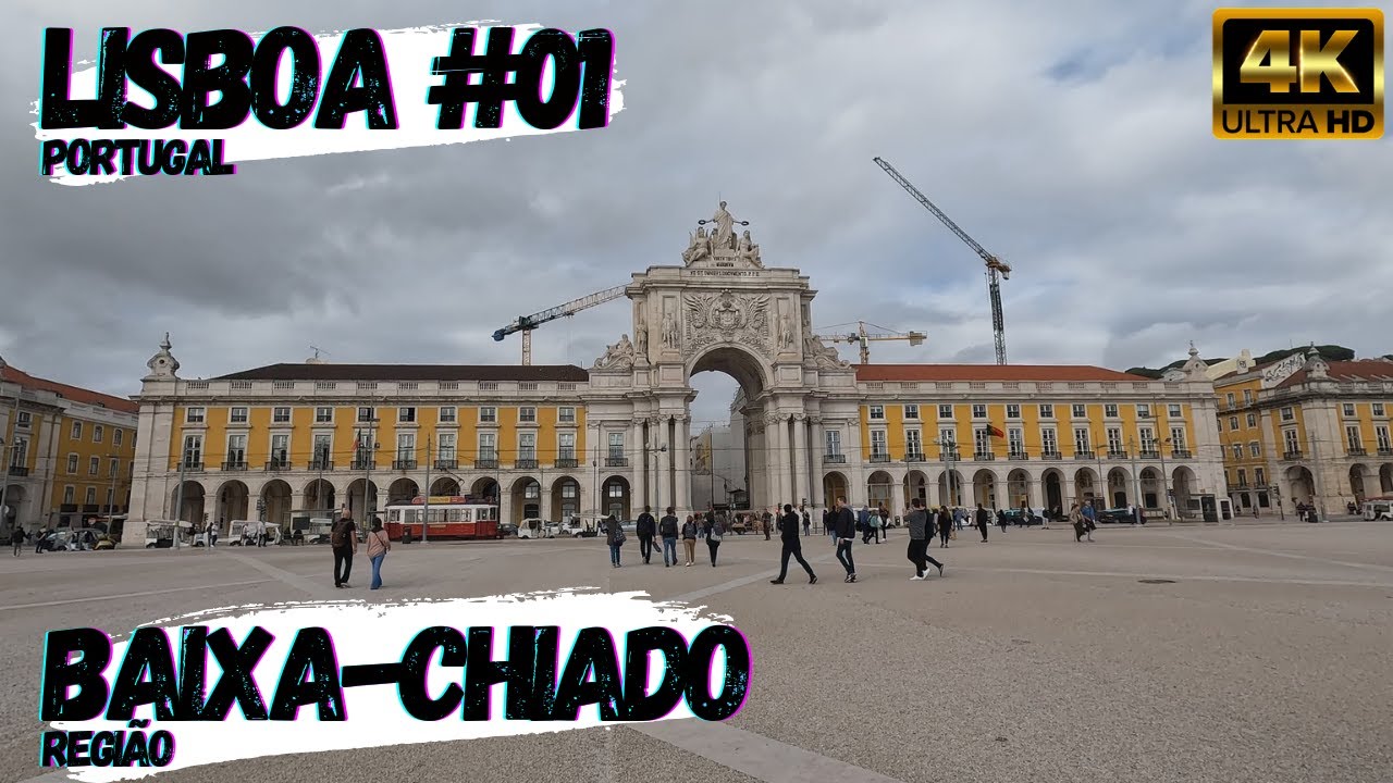 Lisboa #01 (2022) Conhecendo um pouco da capital Portuguesa [4k UHD] Walking in Lisboa