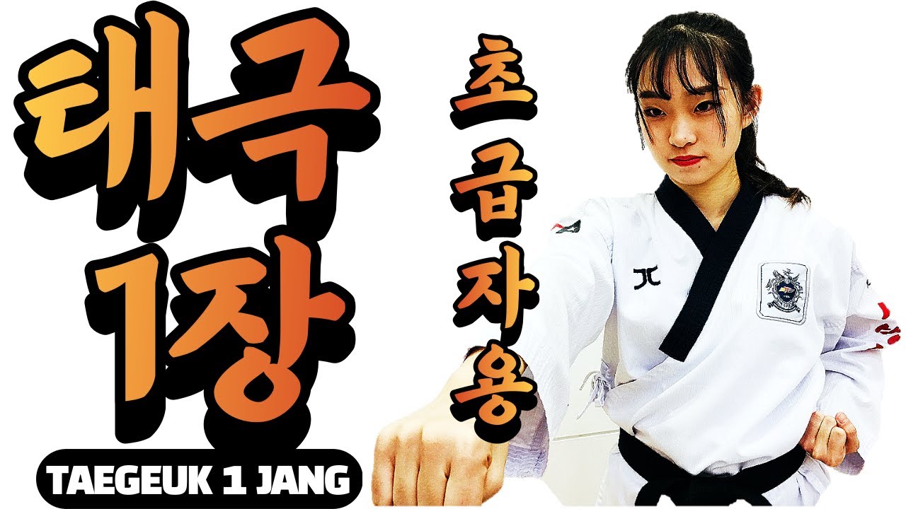 태극 1장 / 초보자는 이 영상만 보세요(앞 뒷모습 같이보세요) / Tae geuk 1 jang /Step-by-Step with Front & Back Side Views