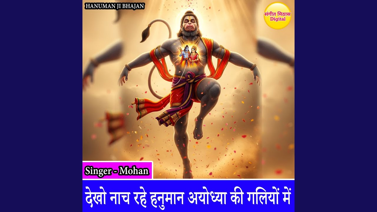 Dekho Naach Rahe Hanuman Ayodhya Ki Galiyon Mein