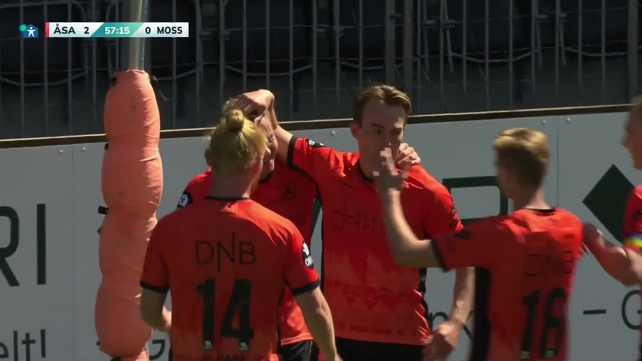 Åsane 2 - 1 Moss - Høydepunkter