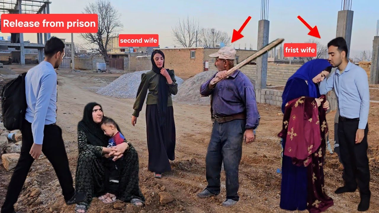 Ruhollah's release from prison; return to family embrace, tension with his second wife